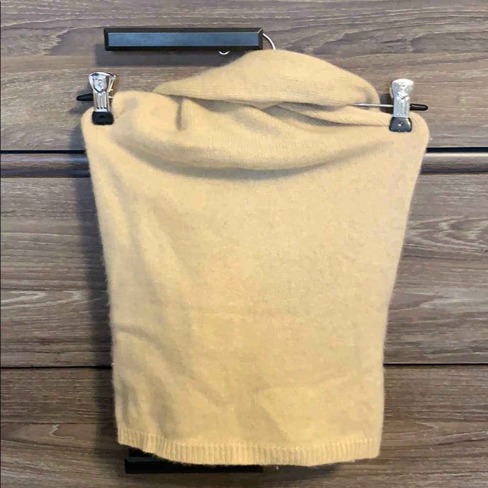 Vintage Ralph Lauren Cashmere tube top with scarf
